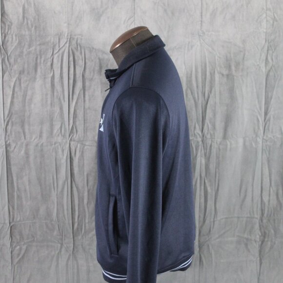 Converse Zip Up Track Jacket - Blue on Blue with Logo - Men's Medium - Picture 4 of 7